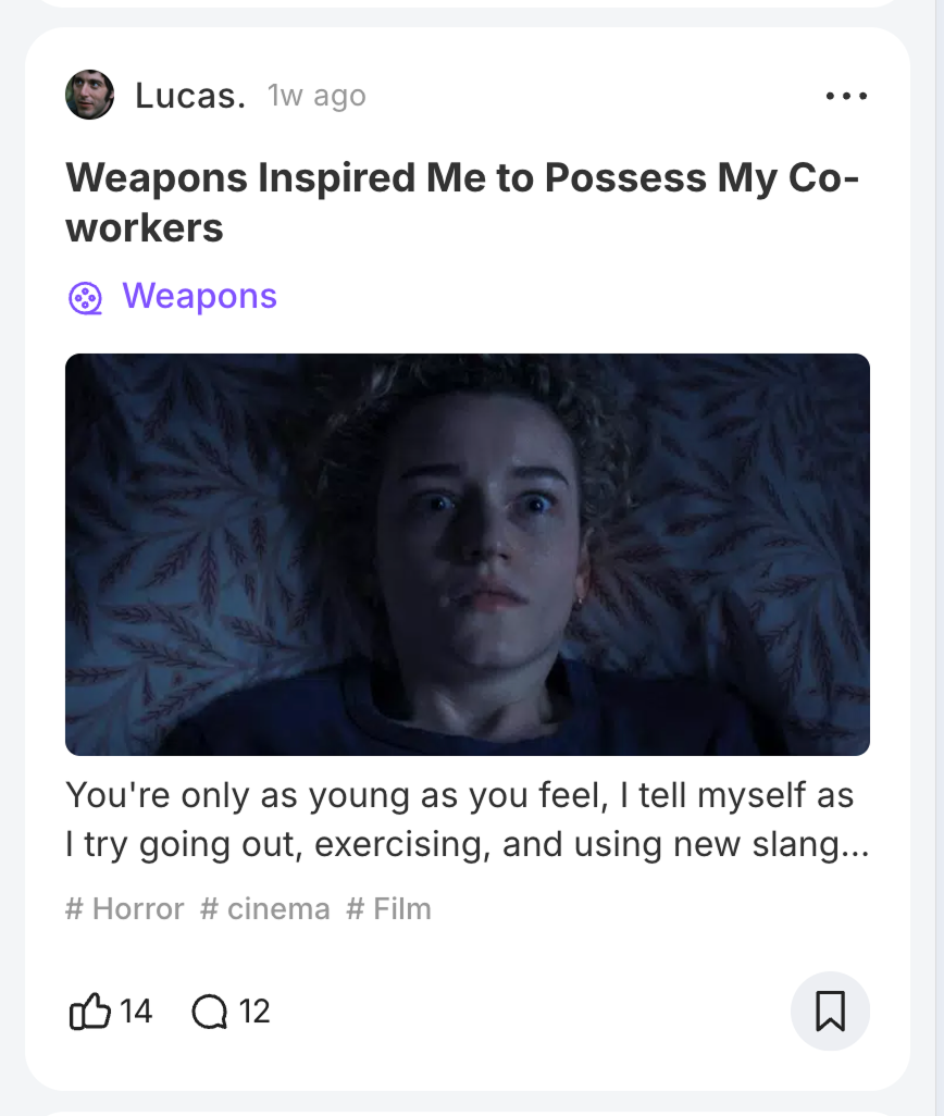 Engaging Community For Film Buffs